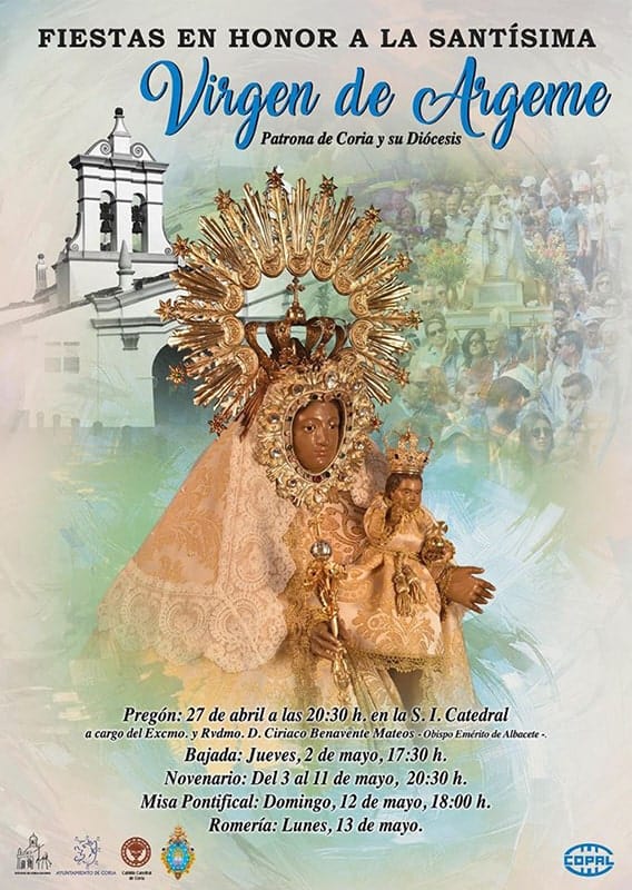 Fiestas en honor a la Virgen de Argeme 2019 Coria
